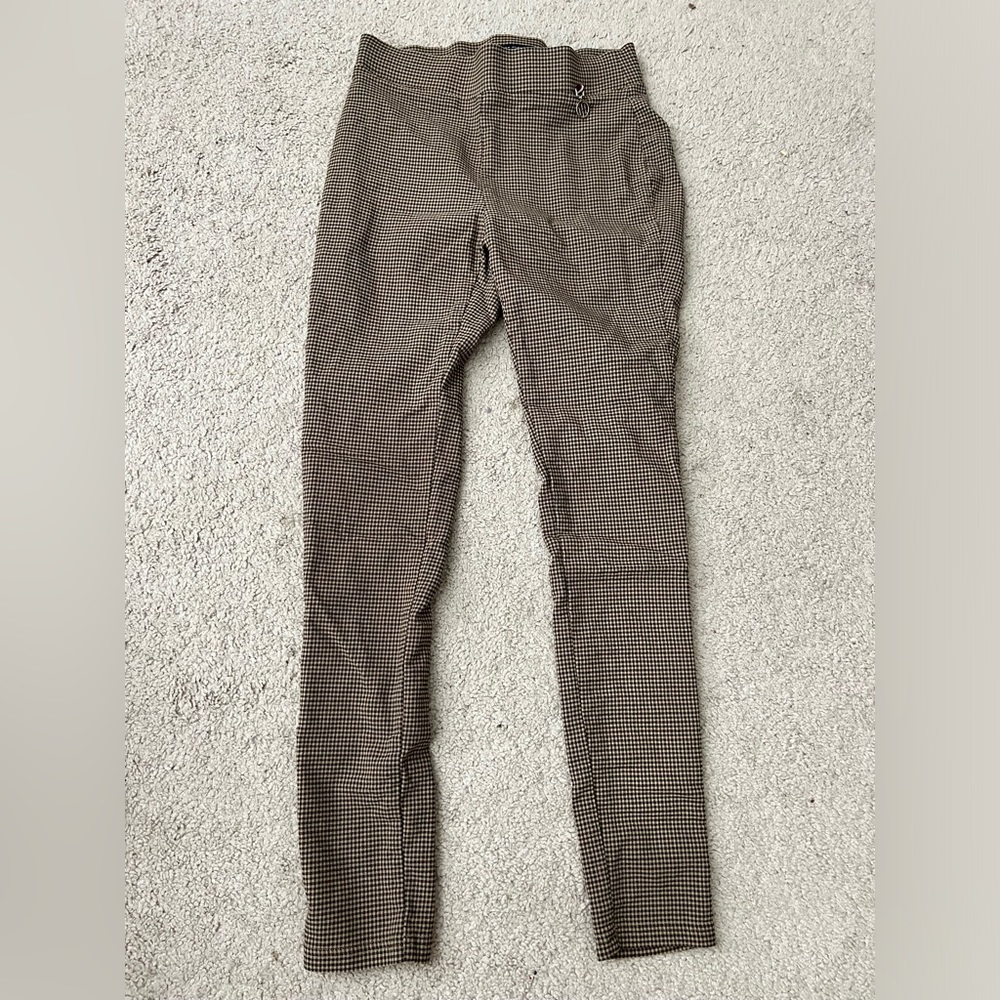 Tommy Hilfiger dress pants, brown and black, small charm on the right hip